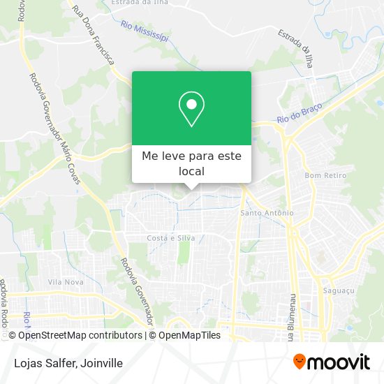 Lojas Salfer mapa