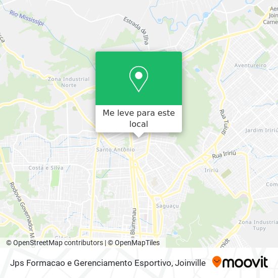 Jps Formacao e Gerenciamento Esportivo mapa