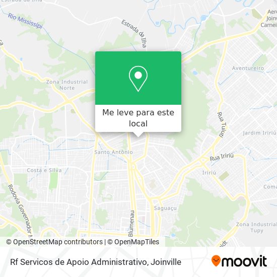 Rf Servicos de Apoio Administrativo mapa