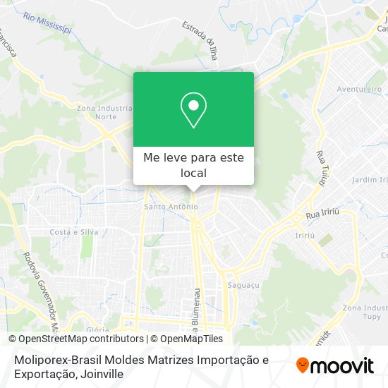 Moliporex-Brasil Moldes Matrizes Importação e Exportação mapa