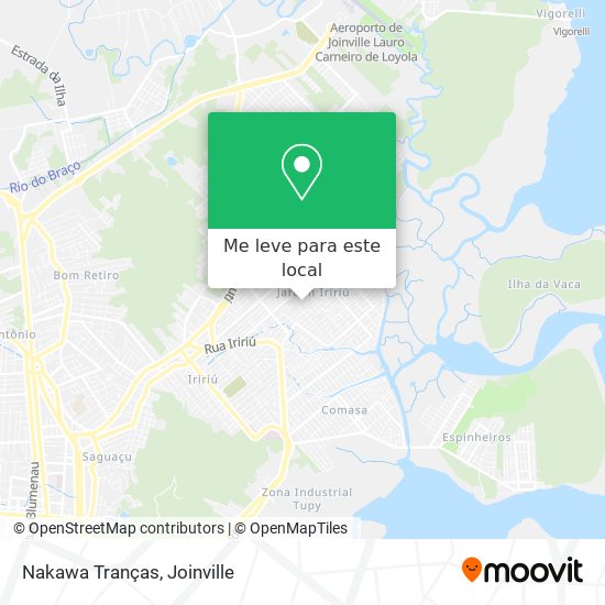 Nakawa Tranças mapa