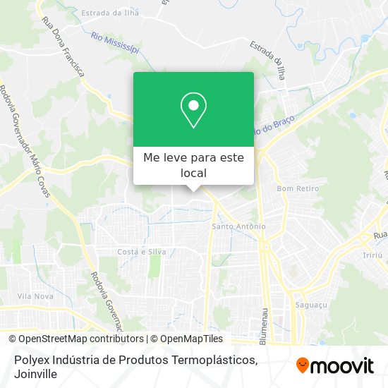 Polyex Indústria de Produtos Termoplásticos mapa
