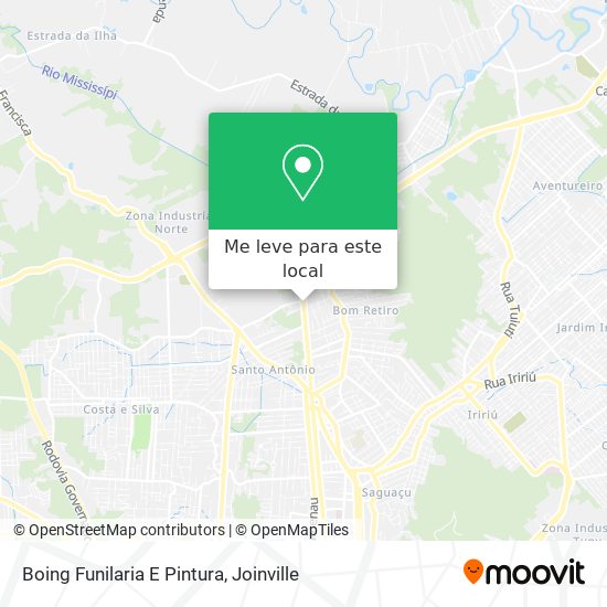 Boing Funilaria E Pintura mapa