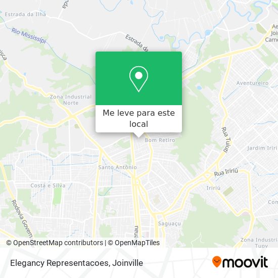 Elegancy Representacoes mapa