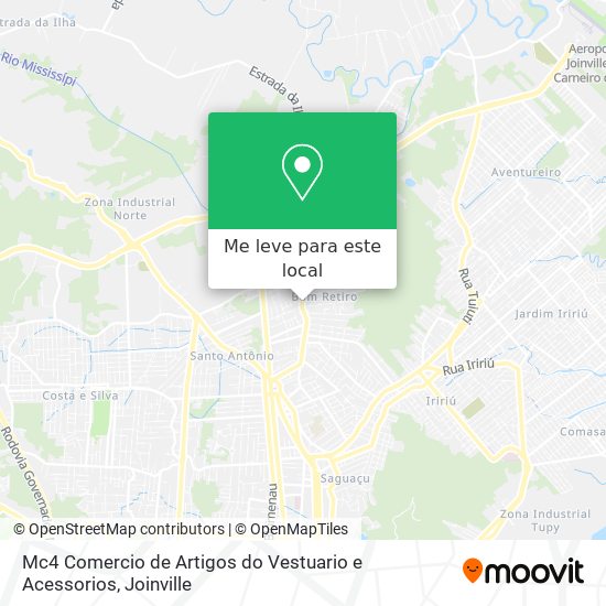 Mc4 Comercio de Artigos do Vestuario e Acessorios mapa