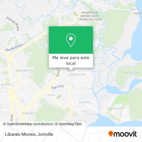 Libanês Moveis mapa
