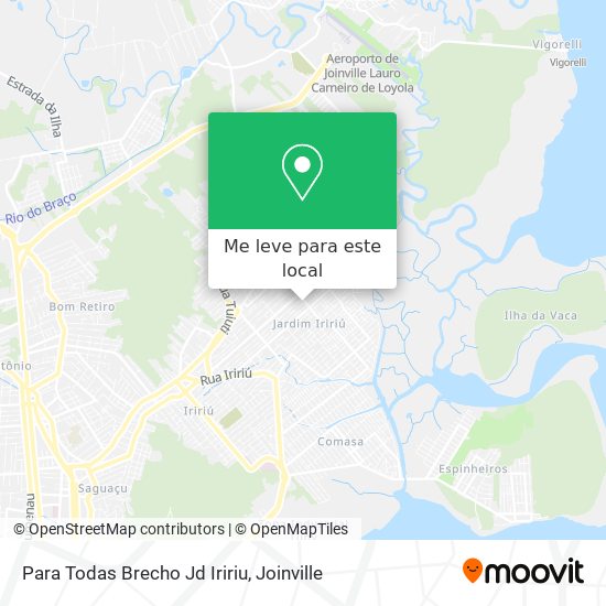 Para Todas Brecho Jd Iririu mapa