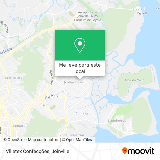 Villetex Confecções mapa