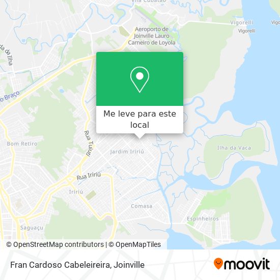 Fran Cardoso Cabeleireira mapa