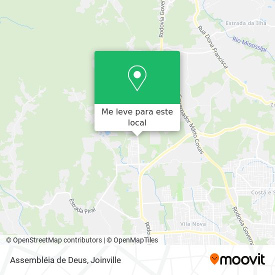 Assembléia de Deus mapa