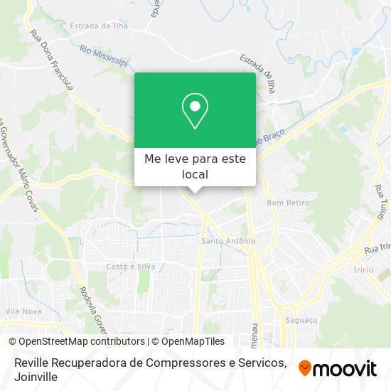 Reville Recuperadora de Compressores e Servicos mapa