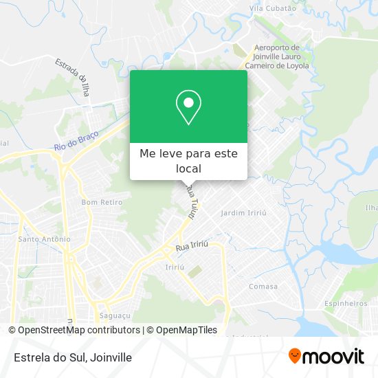 Estrela do Sul mapa