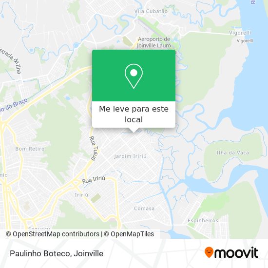 Paulinho Boteco mapa
