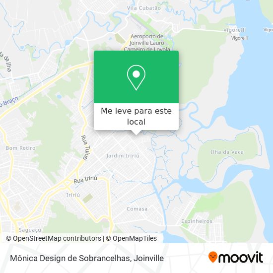 Mônica Design de Sobrancelhas mapa