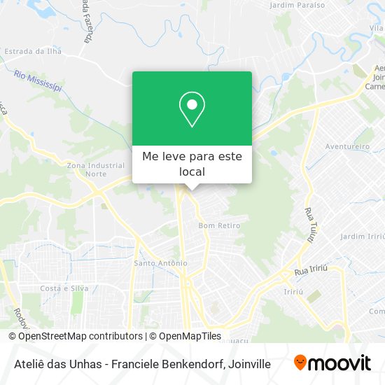 Ateliê das Unhas - Franciele Benkendorf mapa
