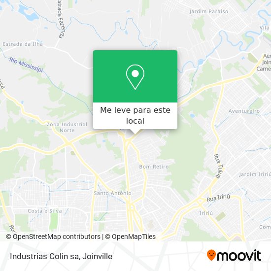 Industrias Colin sa mapa
