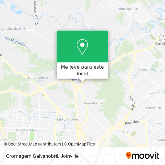 Cromagem Galvanobril mapa