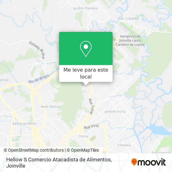 Hellow S Comercio Atacadista de Alimentos mapa