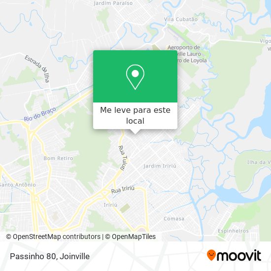 Passinho 80 mapa