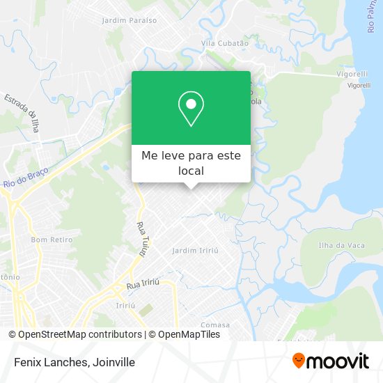 Fenix Lanches mapa