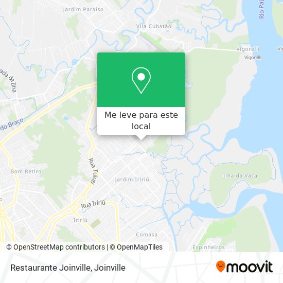 Restaurante Joinville mapa