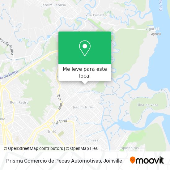 Prisma Comercio de Pecas Automotivas mapa
