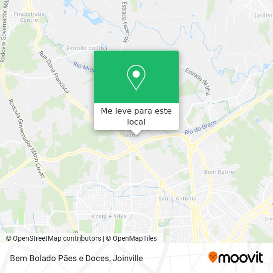 Bem Bolado Pães e Doces mapa