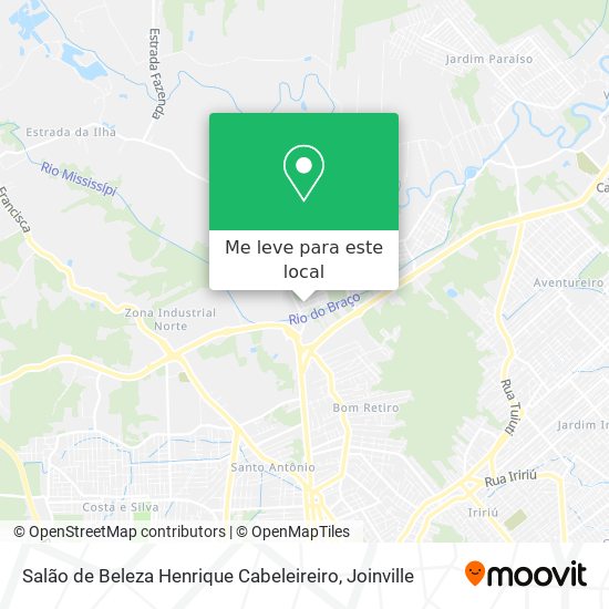 Salão de Beleza Henrique Cabeleireiro mapa