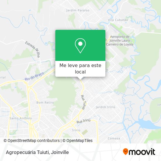 Agropecuária Tuiuti mapa