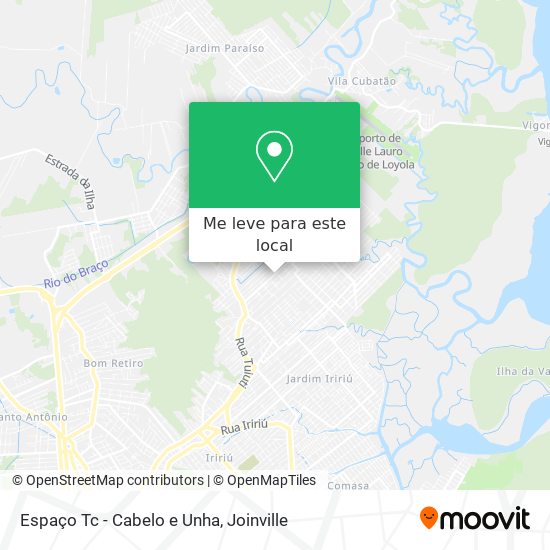 Espaço Tc - Cabelo e Unha mapa