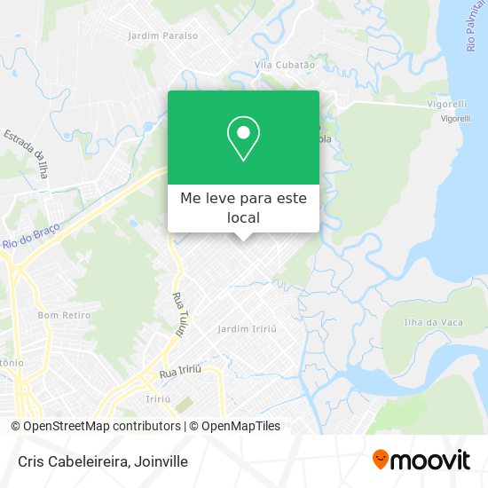 Cris Cabeleireira mapa