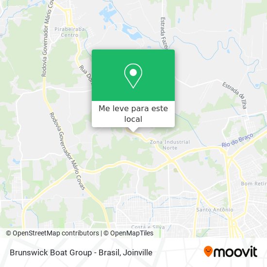 Brunswick Boat Group - Brasil mapa