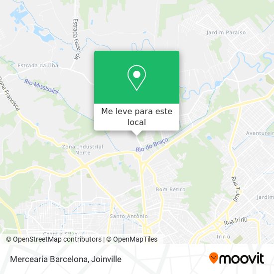Mercearia Barcelona mapa