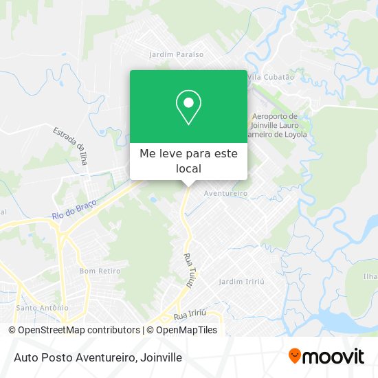 Auto Posto Aventureiro mapa
