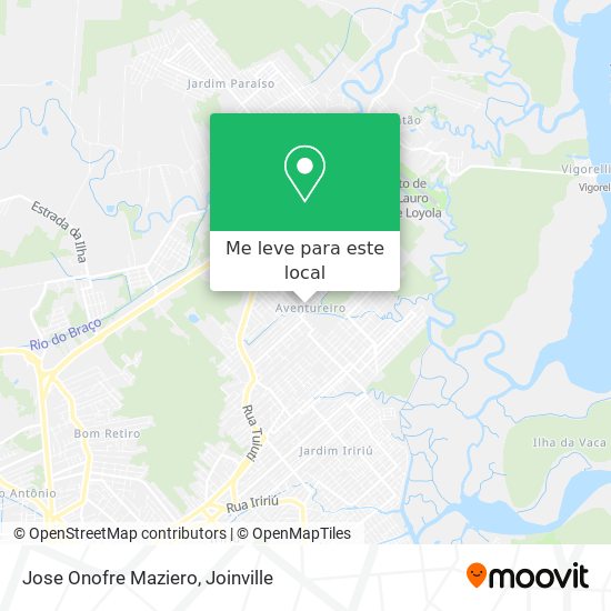 Jose Onofre Maziero mapa