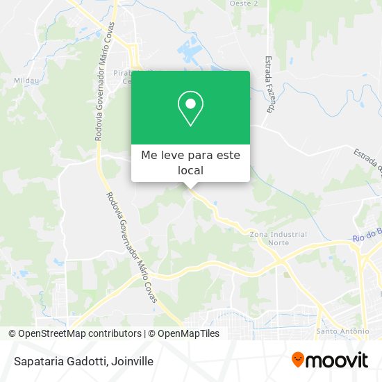 Sapataria Gadotti mapa
