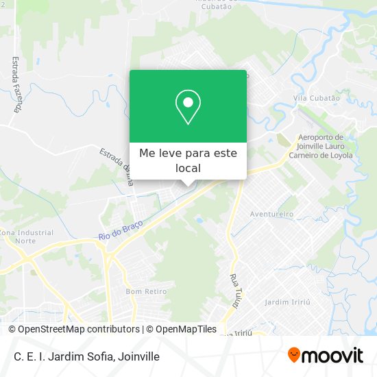 C. E. I. Jardim Sofia mapa