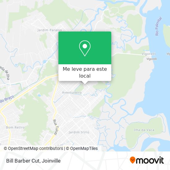 Bill Barber Cut mapa