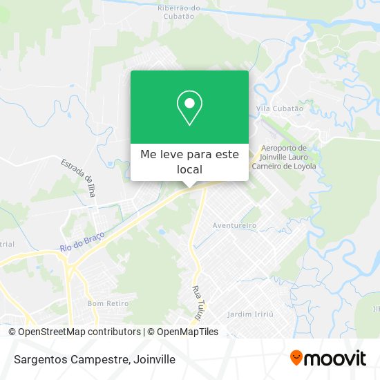 Sargentos Campestre mapa