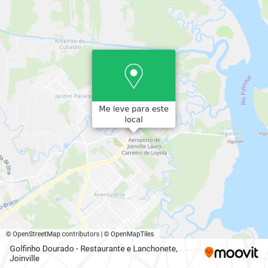 Golfinho Dourado - Restaurante e Lanchonete mapa