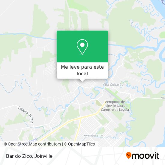 Bar do Zico mapa