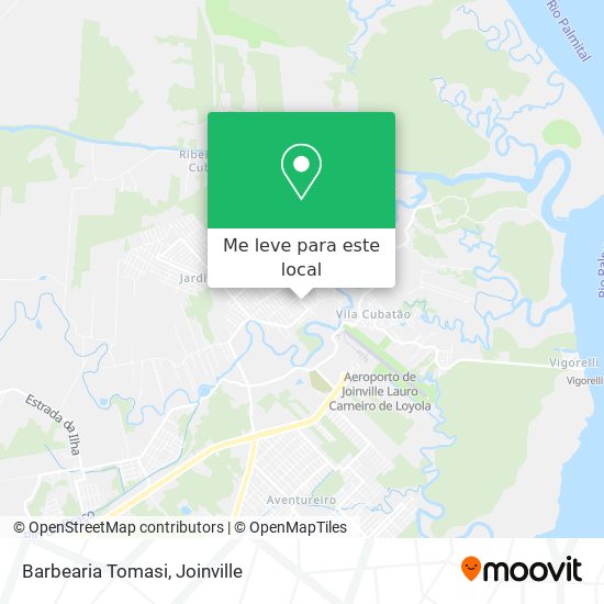 Barbearia Tomasi mapa