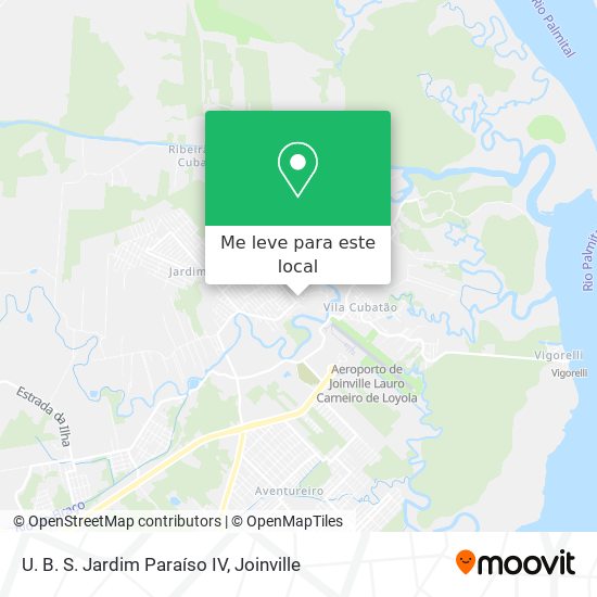 U. B. S. Jardim Paraíso IV mapa