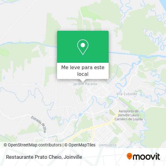 Restaurante Prato Cheio mapa