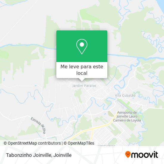 Tabonzinho Joinville mapa