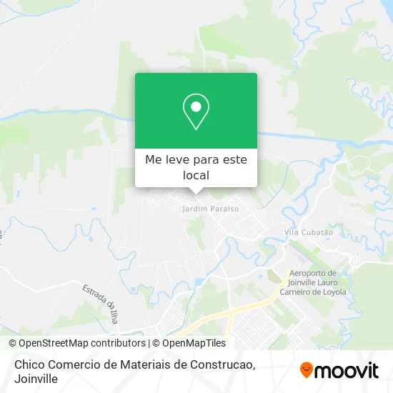 Chico Comercio de Materiais de Construcao mapa