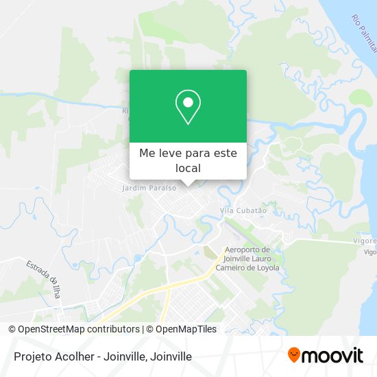 Projeto Acolher - Joinville mapa