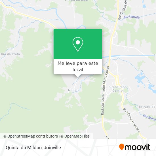 Quinta da Mildau mapa