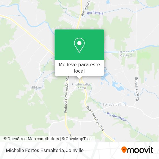 Michelle Fortes Esmalteria mapa
