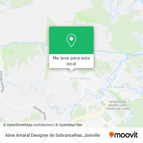 Aline Amaral Designer de Sobrancelhas mapa